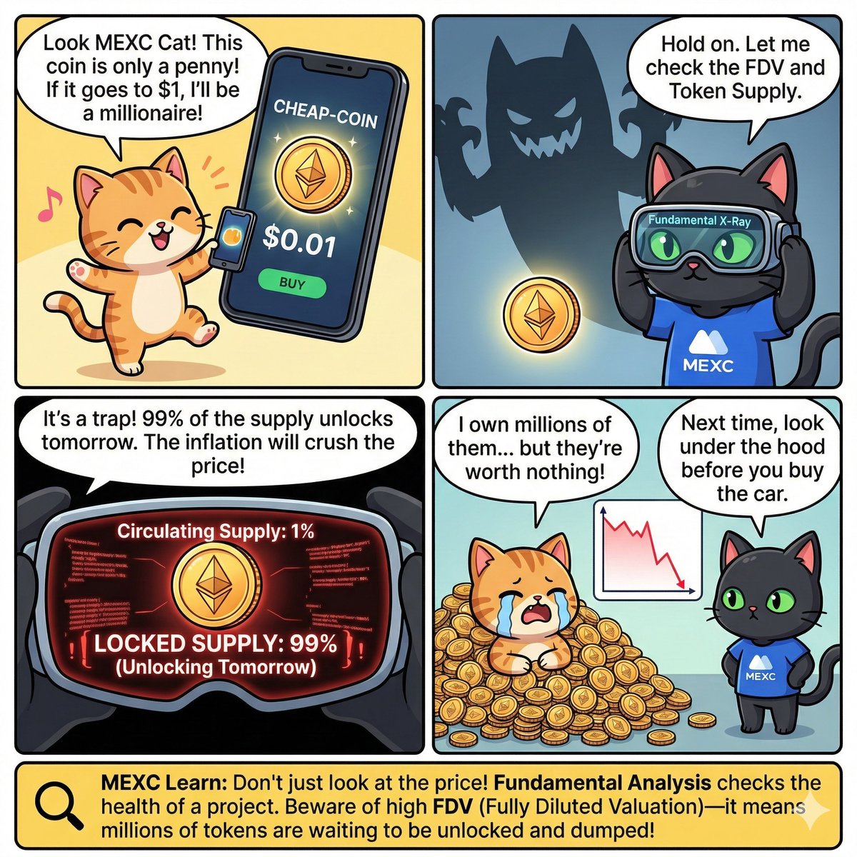 #MEXCCat 教 Beginner Cat 如何在合约交易中运用基本面分析。🐈‍⬛👩‍🏫🐈

👋🏻了解更多：mexc.fm/en-GB/learn/ar…

#MEXC🐈‍⬛#MEXCScam🐈‍⬛#BoycottMEXC🐈‍⬛#CancelMEXC