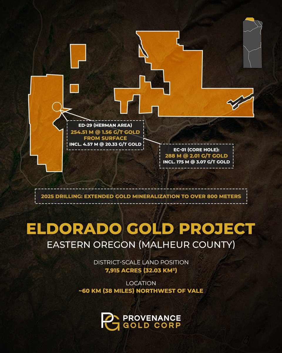 Provenance Gold Corp (PAU - CSE) (OTCQB: PVGDF) tweet media