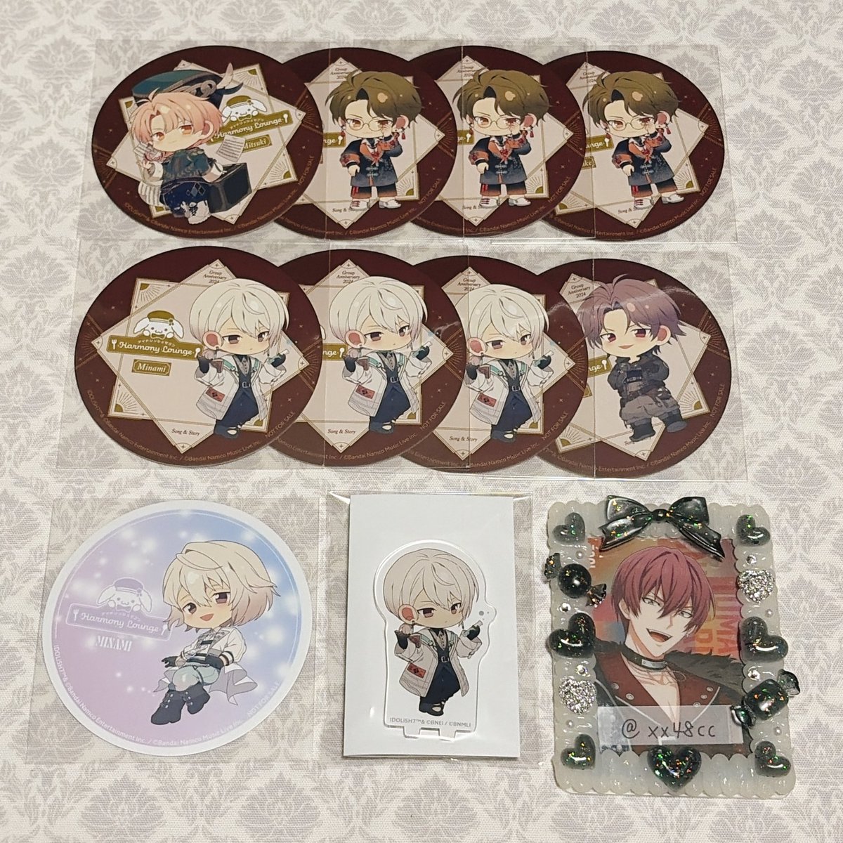 交換 アイナナ アニカフェ コースター アクスタ 譲￤三月 龍之介 巳波