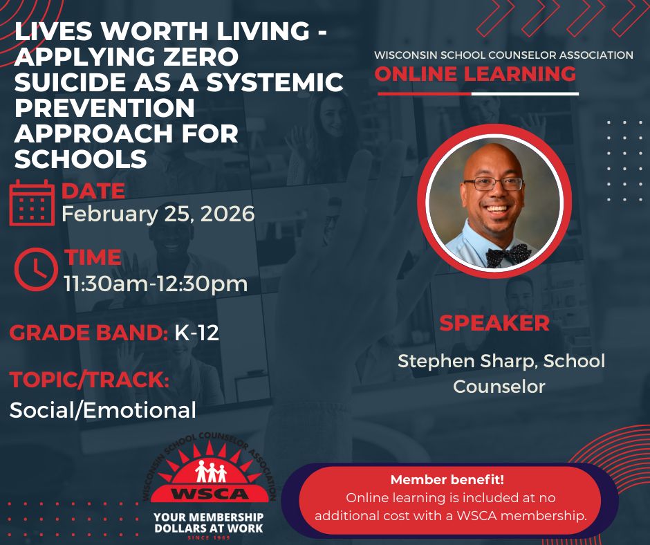 Our next online learning presentation is happening on February 25th!

Online learning presentations are available exclusively to current WSCA members. Want to attend? Consider joining WSCA today! View the full online learning lineup by visiting buff.ly/SvwQd1D