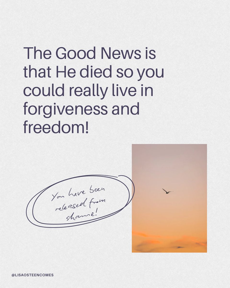 lisaosteencomes's tweet photo. Jesus bore your sins so that you could receive forgiveness, mercy, and release from your sins! https://t.co/hgX0WbDCqi