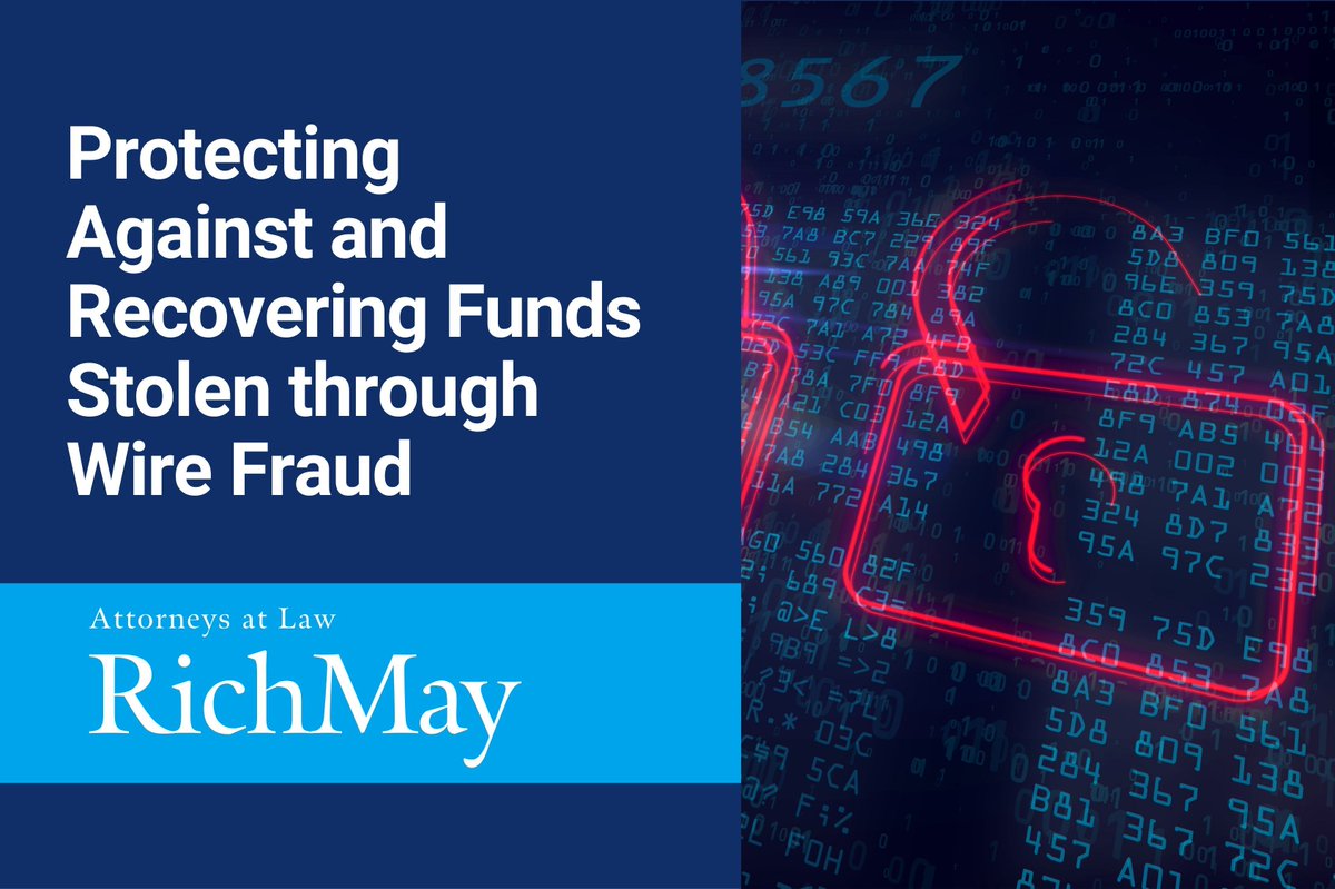 David Glod and Jeffrey B. Loeb are sharing timely insights on protecting against, and recovering, funds stolen through wire fraud: bit.ly/4c0w5n4 
#WireFraud #Cybersecurity #FraudPrevention #RiskManagement #BusinessLaw