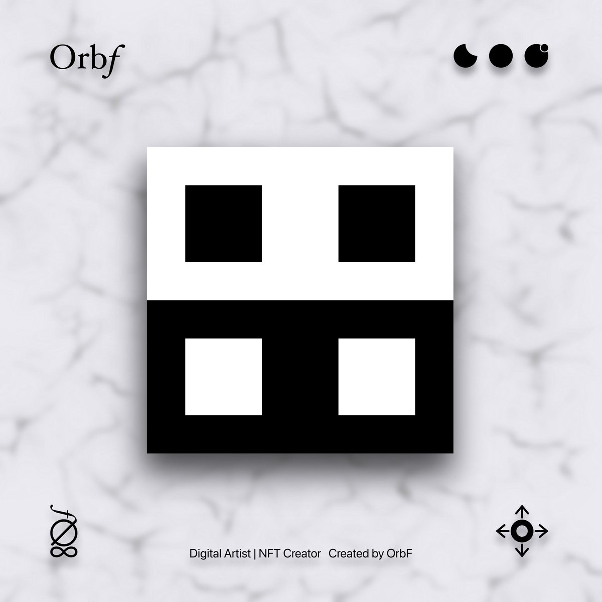 OrbF0's tweet photo. Equilith XI
A dialogue of balance and division.
Form distilled to its essence — where symmetry becomes meditation, and absence speaks as loudly as presence.
🔳 https://t.co/pmBAX4ueyj
#DigitalArt #NFTArt #1of1 #OrbF https://t.co/FzLgSt0pCG