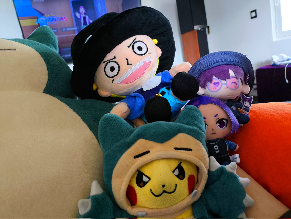 On regarde pokémon avec les copains