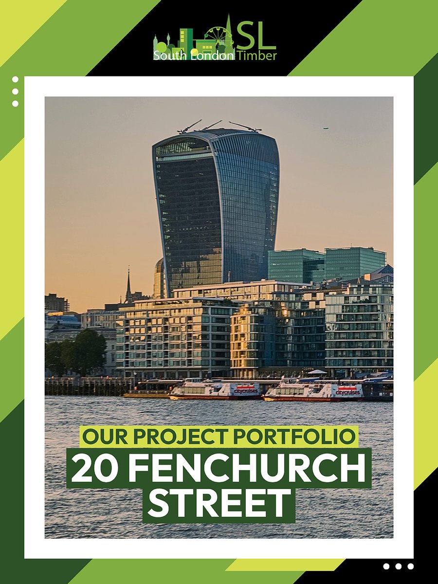 SLTimberCo's tweet photo. We proudly supported works at 20 Fenchurch Street — a landmark London commercial project requiring precision, quality and reliable timber supply.

Find out how we supported its construction: https://t.co/OpndFXBiOg

#SouthLondonTimber #TimberMerchants #TimberSuppliers https://t.co/gQ0kw5E9fK