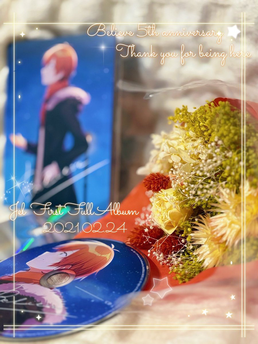 jetan_o728's tweet photo. 𖥔⋱ 𝘉𝘦𝘭𝘪𝘦𝘷𝘦 𝟧𝘵𝘩 𝘢𝘯𝘯𝘪𝘷𝘦𝘳𝘴𝘢𝘳𝘺 ॰`✧

何年経っても 君が届けてくれたものは褪せずに
むしろ愛おしくなるばっかりだよ。

ジェルくんがありのままで たくさんの魅力と
これから先も 多くの人に愛されますように❤︎

 #ジェルくん  #Believe5周年 
 #ジェルくんBelieve5周年 ꗯ⩩. https://t.co/3wLTMRR2AZ