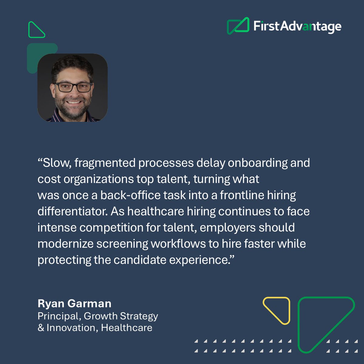 First Advantage tweet media