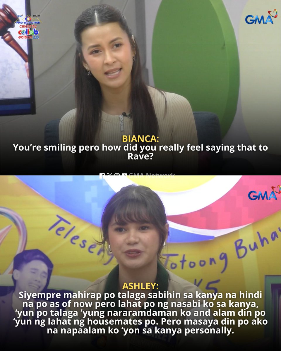 gmanetwork's tweet photo. Ang tapang mo, Ashley. 🥹

Watch the finale of #GMAPBBCollab at 9:40 PM on weekdays, and don’t miss the Big Night this Saturday at 7:15 PM on GMA Network! 

For PBB All-Access Livestream, visit: https://t.co/Wy2tyyCcUl

#PBBCollab20TheUltim8Tapatan https://t.co/8Smn3dQ9mn