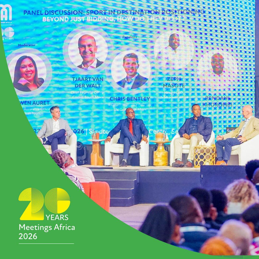 SA_NCB's tweet photo. Rendani Khorombi, Executive Head: Tourism Strategic Services at Joburg Tourism , highlights Joburg’s readiness to host the 20th anniversary of #MeetingsAfrica2026.
"With strong partnerships, a thriving SMME ecosystem, and world-class infrastructure, Johannesburg continues to prove it’s Africa’s gateway to global business. “
#MeetSouthAfrica #SouthAfricaAwaits #Welcome2Joburg #MeetingsAfrica2026