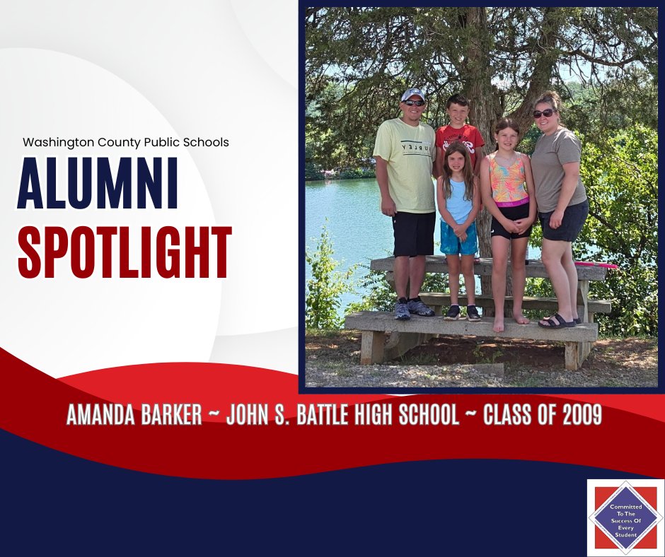 jsbhs_trojans's tweet photo. 🌟WCPS Alumni Spotlight: Amanda Barker ~ John S. Battle High School ~ Class of 2009.
We are thrilled to highlight Amanda Barker, a proud John S. Battle High School graduate! https://t.co/eGlIAiZmMQ