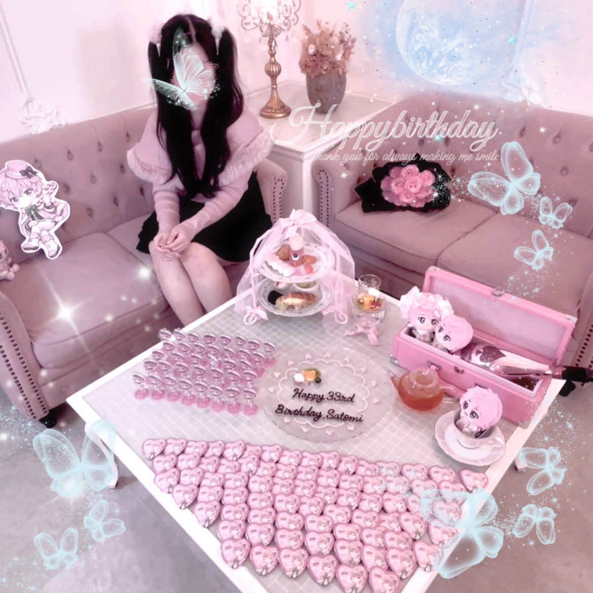 stm_lovin's tweet photo. ✧*。Happy Birthday satomi

　　　　　　藍に染まるメロディ✧*｡

 #さとみくん生誕祭2026 
 #さとみくん誕生祭2026 
 #さとみくん https://t.co/ib1Yx9GKgA