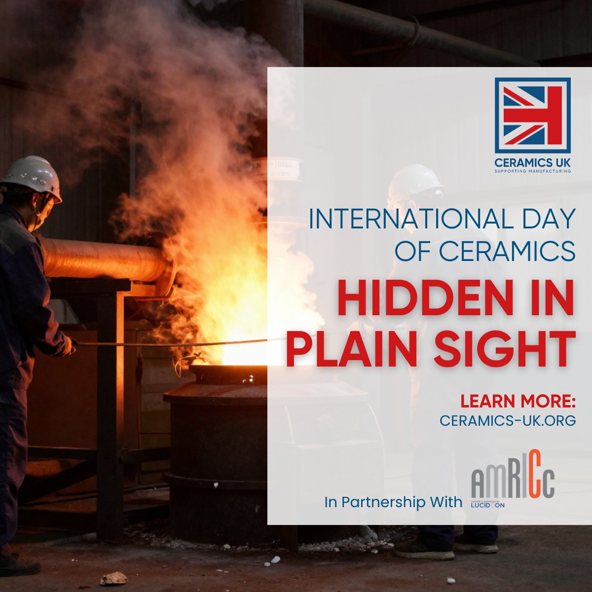 ceram_uk's tweet photo. Ahead of International Day of Ceramics (12 March), we’re spotlighting refractories, the hidden materials powering UK industry. Keeping steel, glass & cement safe, efficient and Net Zero-ready. Link in comments.
👉 https://t.co/949VKUkllu
#IDOC #HiddenInPlainSight #CeramicsUK https://t.co/2tB2doXTfy