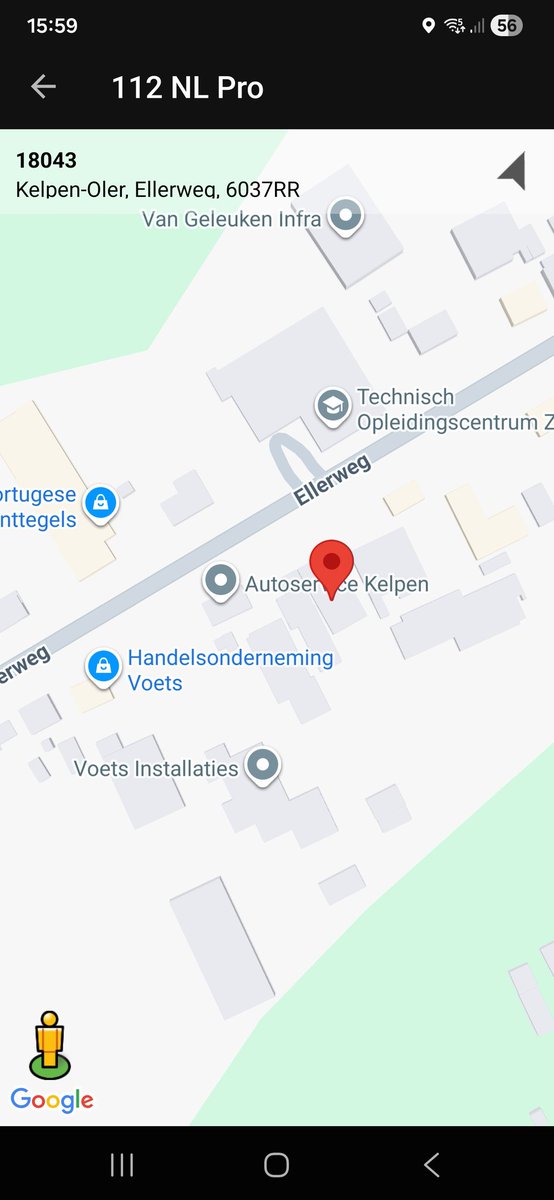 Inzet Rapid Responder op Ellerweg, Kelpen-Oler