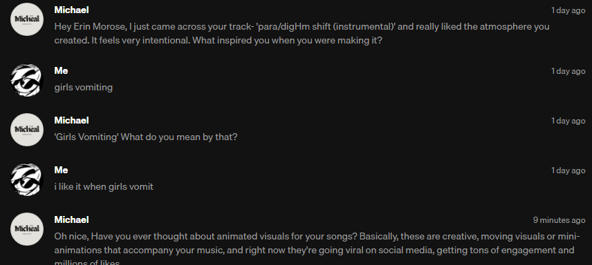 nobody in the industry understands my vision