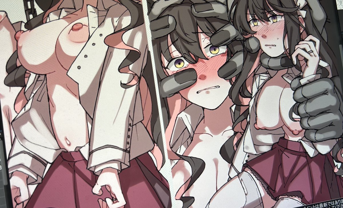 おっきいおっぱい描くの楽しいね 