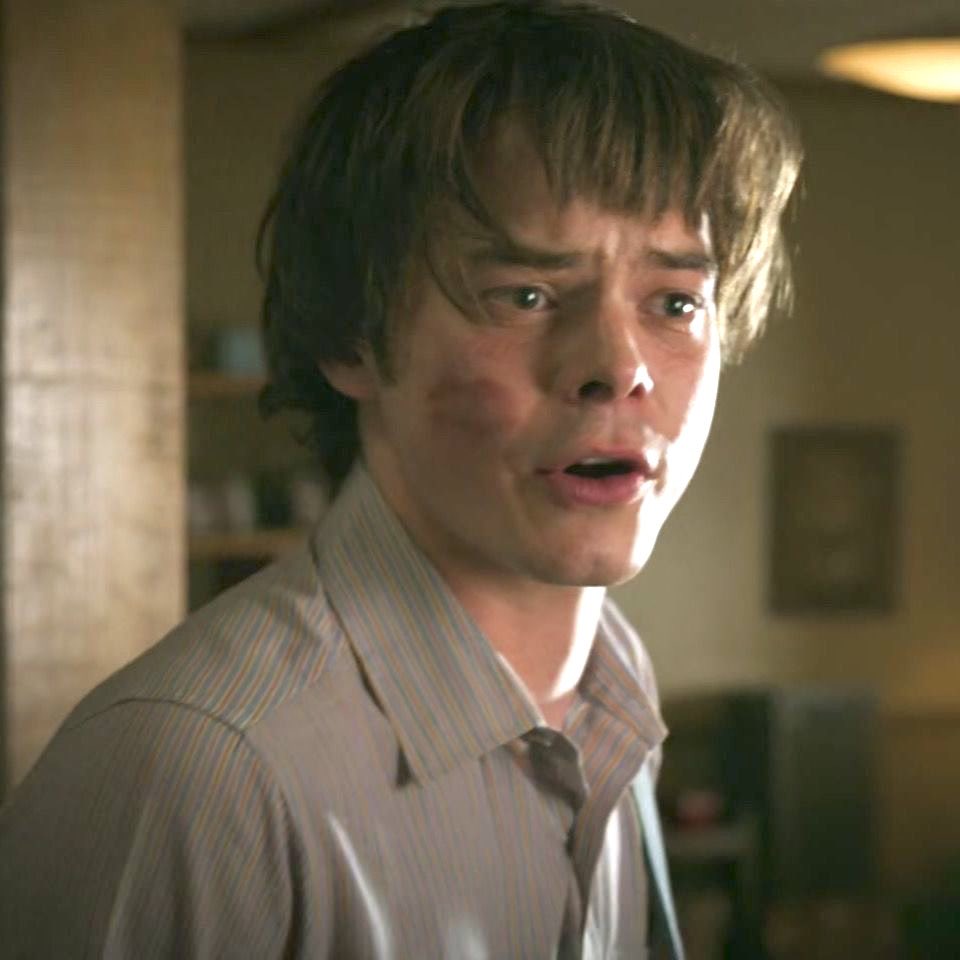 can we talk about how attractive jonathan is with nancy’s kiss on his cheek?? #needthat