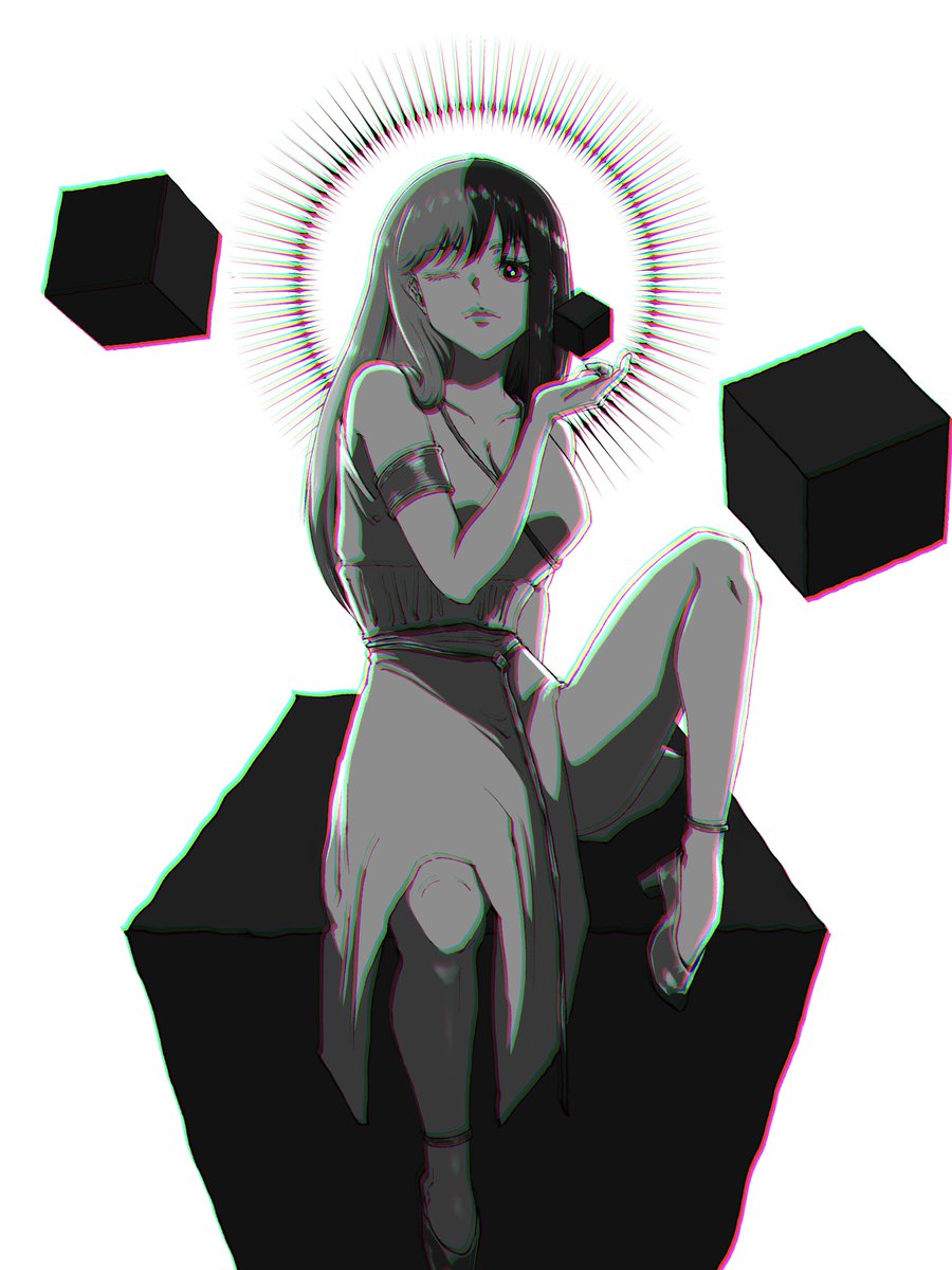 CLq7h's tweet photo. CUBE
#イラスト #illust #oc https://t.co/TicrQBKvXt
