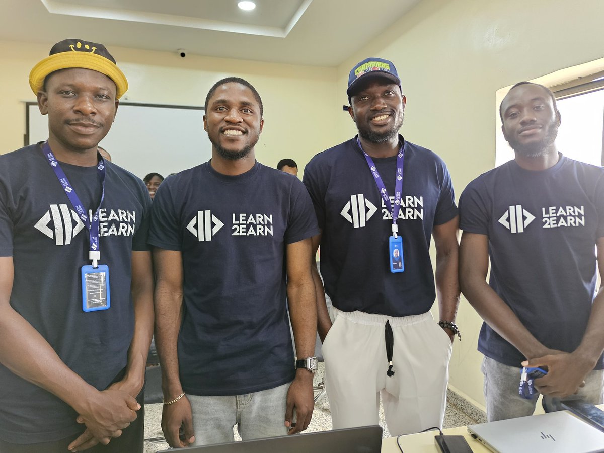 learn2earnNG's tweet photo. Otukpo showed up and you can feel the difference.

These Fellows didn’t just sign up… they leaned in, stayed curious, and chose to grow one step at a time. Behind every smile here is someone building real skills, real confidence, and real opportunities for their future.

The Learn2Earn Fellowship isn’t just a title, it’s a community of doers, learners, and game-changers who decided to bet on themselves.

✨ As a Learn2Earn Fellow, you get:
• Access to practical, in-demand software engineering skills
• Mentorship and guided learning support
• Opportunities to earn while you learn
• A powerful community that keeps you accountable
• Real pathways to jobs and income growth

Otukpo Fellows are already in motion… the real question is, are you next?

🎮 Play the game now at https://t.co/eZMBDIjV4u and take your first step to becoming a Learn2Earn Fellow.
