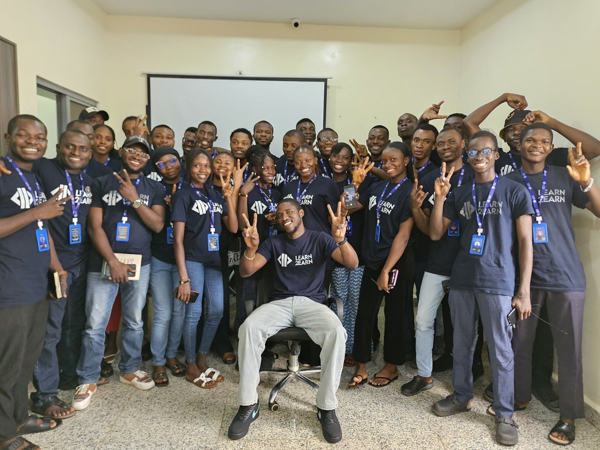 learn2earnNG's tweet photo. Otukpo showed up and you can feel the difference.

These Fellows didn’t just sign up… they leaned in, stayed curious, and chose to grow one step at a time. Behind every smile here is someone building real skills, real confidence, and real opportunities for their future.

The Learn2Earn Fellowship isn’t just a title, it’s a community of doers, learners, and game-changers who decided to bet on themselves.

✨ As a Learn2Earn Fellow, you get:
• Access to practical, in-demand software engineering skills
• Mentorship and guided learning support
• Opportunities to earn while you learn
• A powerful community that keeps you accountable
• Real pathways to jobs and income growth

Otukpo Fellows are already in motion… the real question is, are you next?

🎮 Play the game now at https://t.co/eZMBDIjV4u and take your first step to becoming a Learn2Earn Fellow.