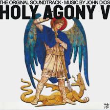 RealJohnDios's tweet photo. Aside from the obvious "Saint of the Day" theme, there was an overt homage to Death Wish 2 both in the art and sound of this one. Jimmy Page's soundtrack was both sampled and imitated. https://t.co/5ViDLBQ1Sy