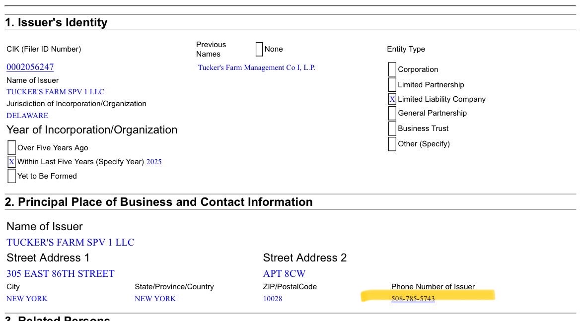 Teddy Holdings, Wonder Franchises and Tuckers Farm all shared the same phone number…