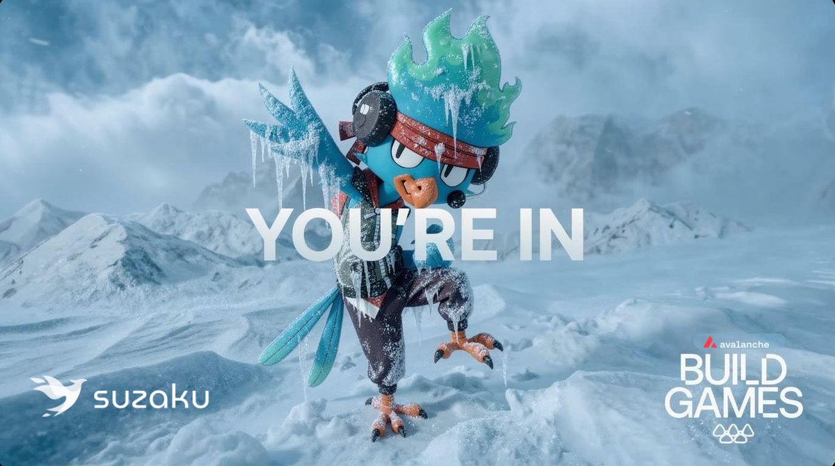 Gm 🔺 builders!

The Build Games have begun. The Suzaku team wishes good fortune to all participants 🦾

Our CEO <a href="/Nutymoon/">Gauthier Leonard 🇪🇺</a> will participate in office hours to bring you his technical, security, and product expertise 🫡