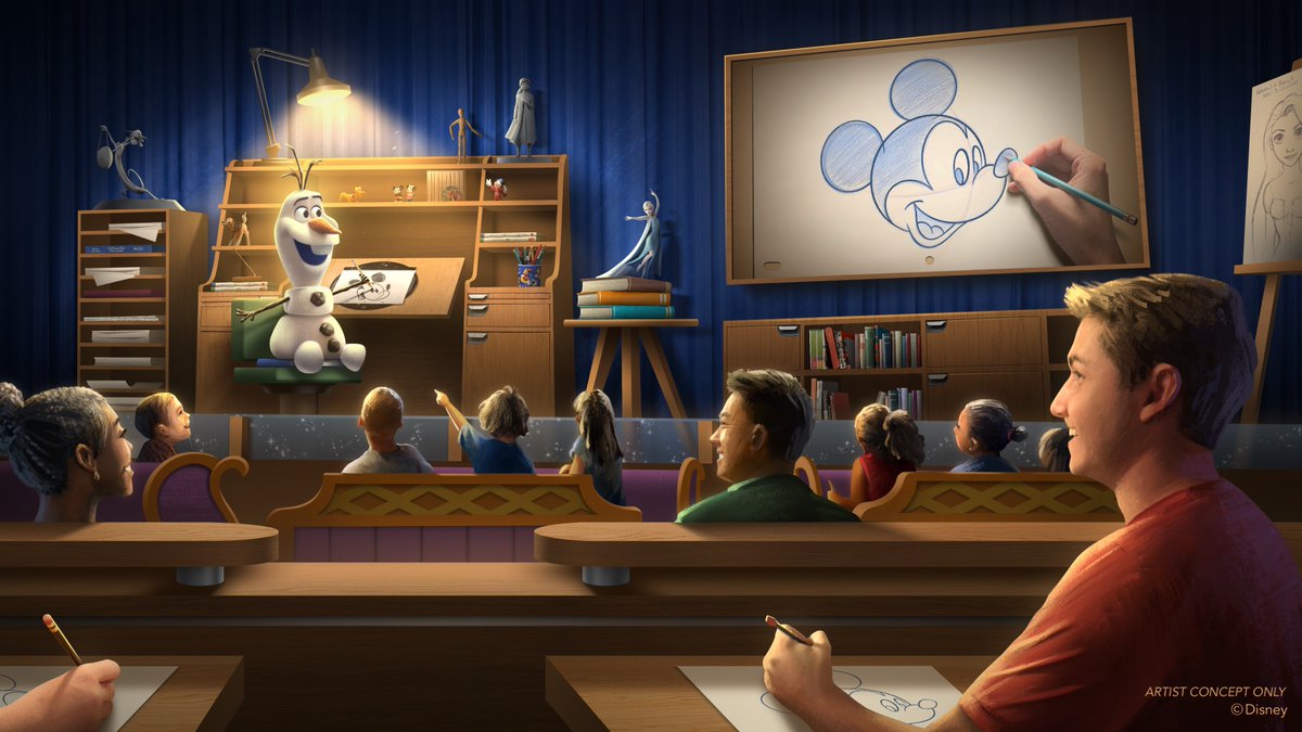 Do you want to draw a snowman ⛄ Olaf Draws! is coming to the Magic of Disney Animation Studios at Hollywood Studios late summer ✏️ di.sn/6010hmRlm