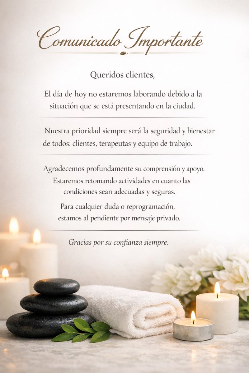 SPA UKIYO AGRADECE SU PREFERENCIA.🖤