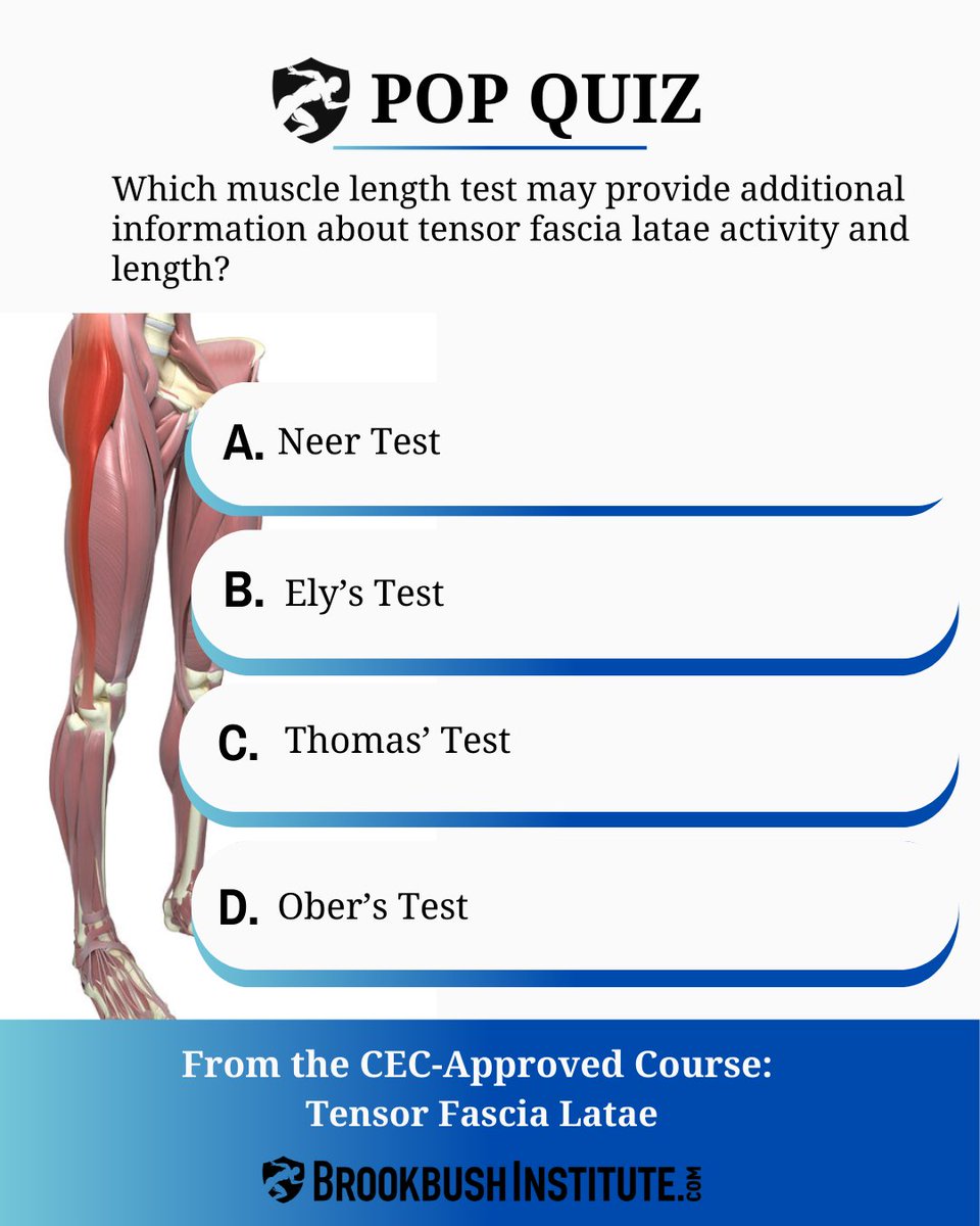 Eli Test Ely's Muscle Length Test