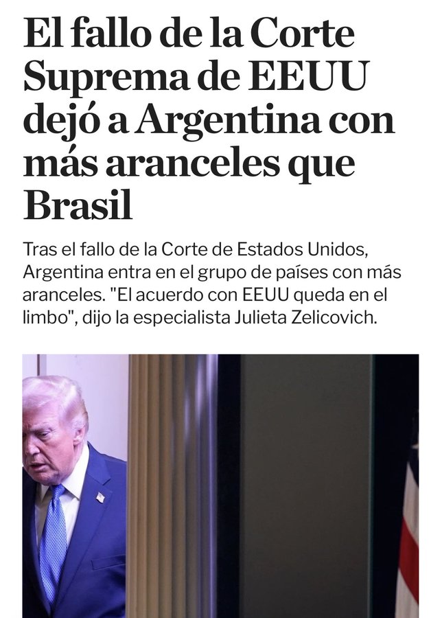 Rendirse ante Trump sirve en lo electoral, pero no tanto en lo económico.

Pregunten a Milei, que pocos beneficios arancelarios obtuvo de EEUU.