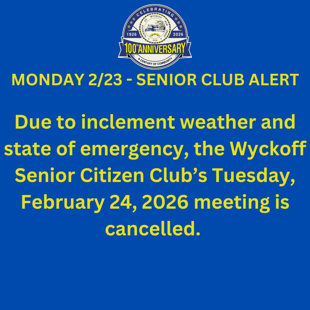Township of Wyckoff (@wyckofftownship) on Twitter photo 
