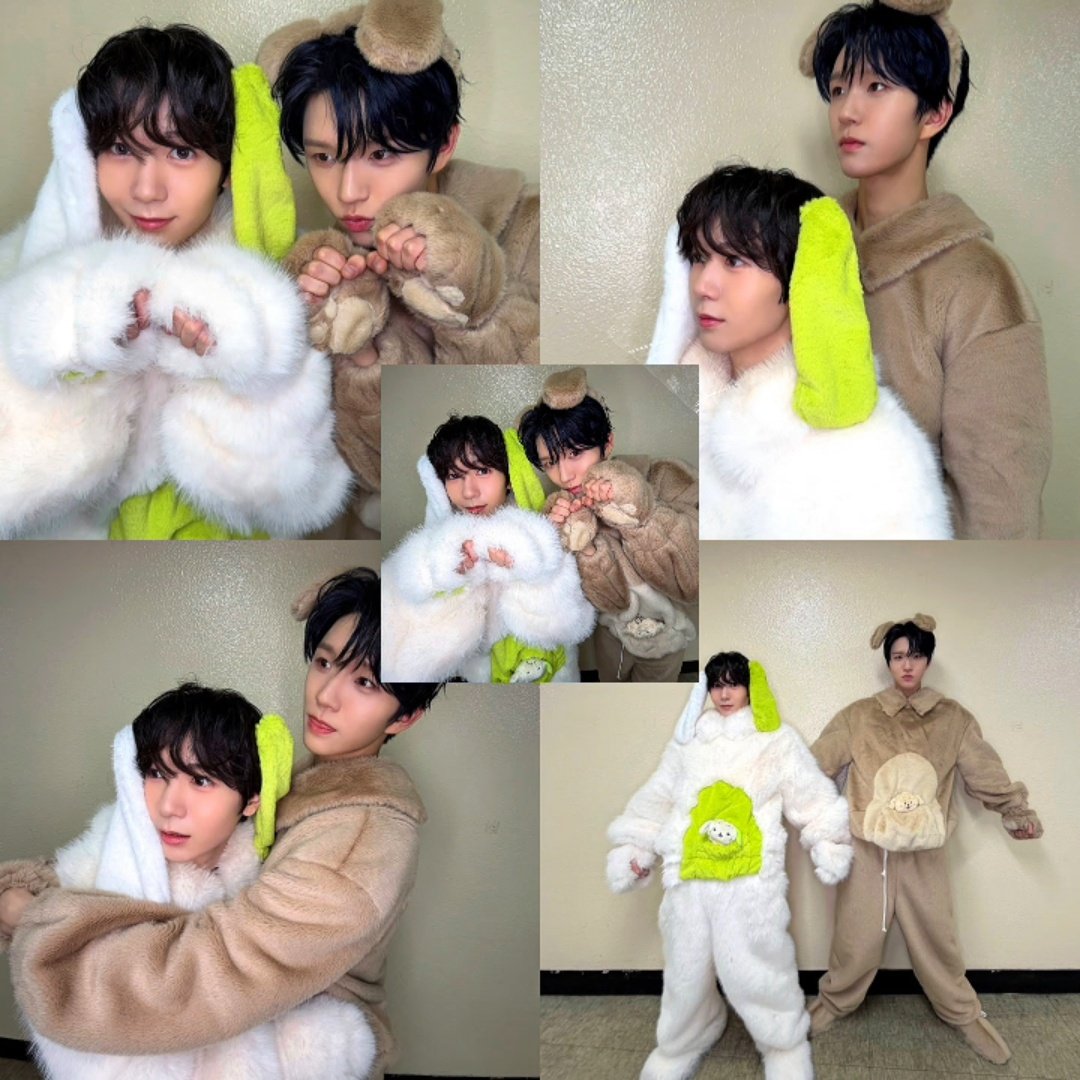 The cutest duo you’ll see today.