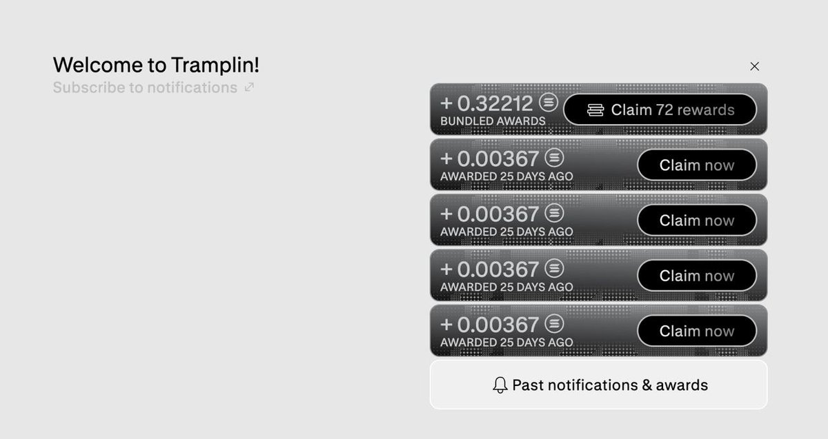 Hundreds of unique users are now staking their SOL on Tramplin, getting a fair chance for a whale-sized APR.

During this time, we have been actively working to improve our platform according to the community feedback.

You asked, we delivered.

Instant rewards loading:
When we