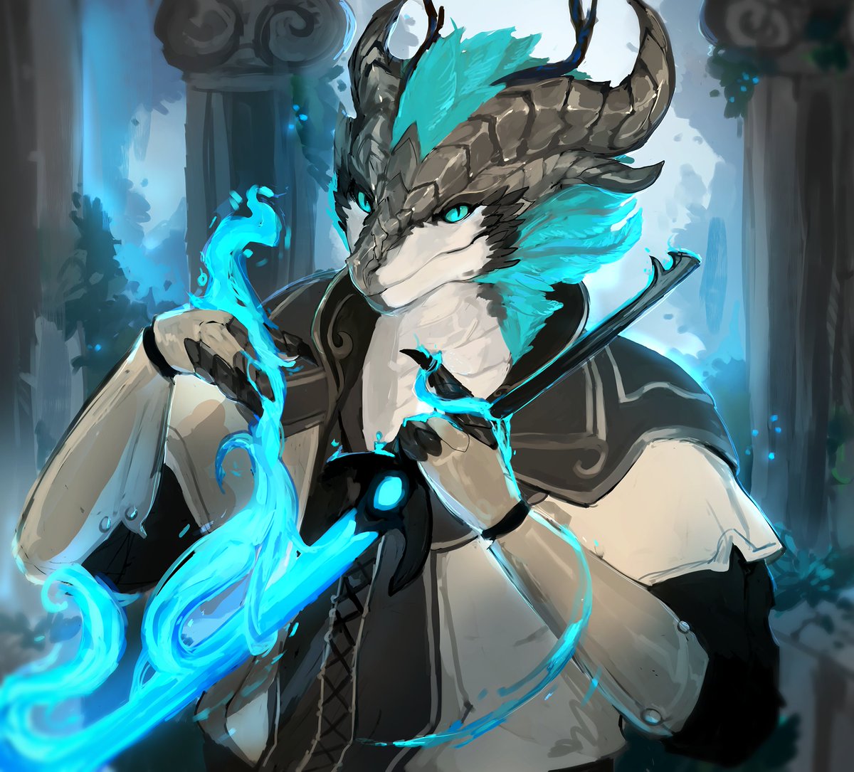 echo_fey's tweet photo. Commission for Paketver~ 🔷 https://t.co/8msU1tZKMX