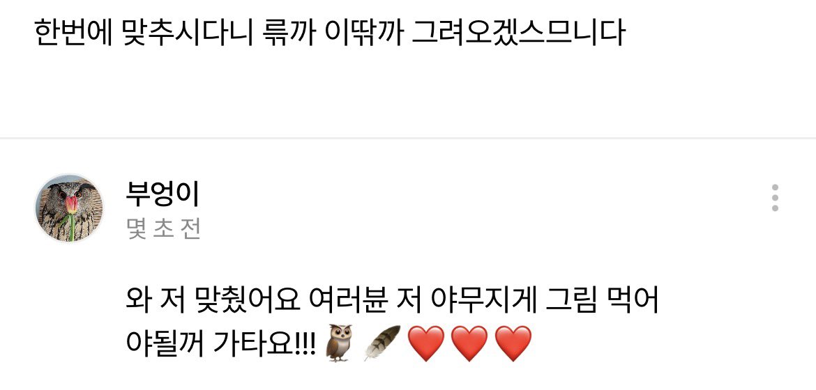 너무 행복해요//🦉❤️🦉❤️🦉🪶🦉🪶🦉🪶