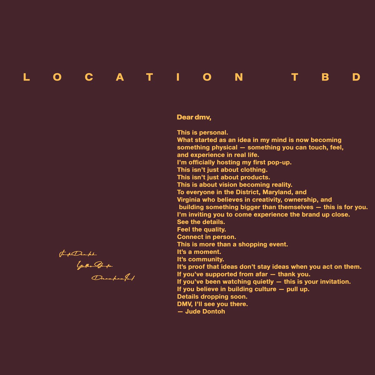 JUDE DONTOH. tweet media