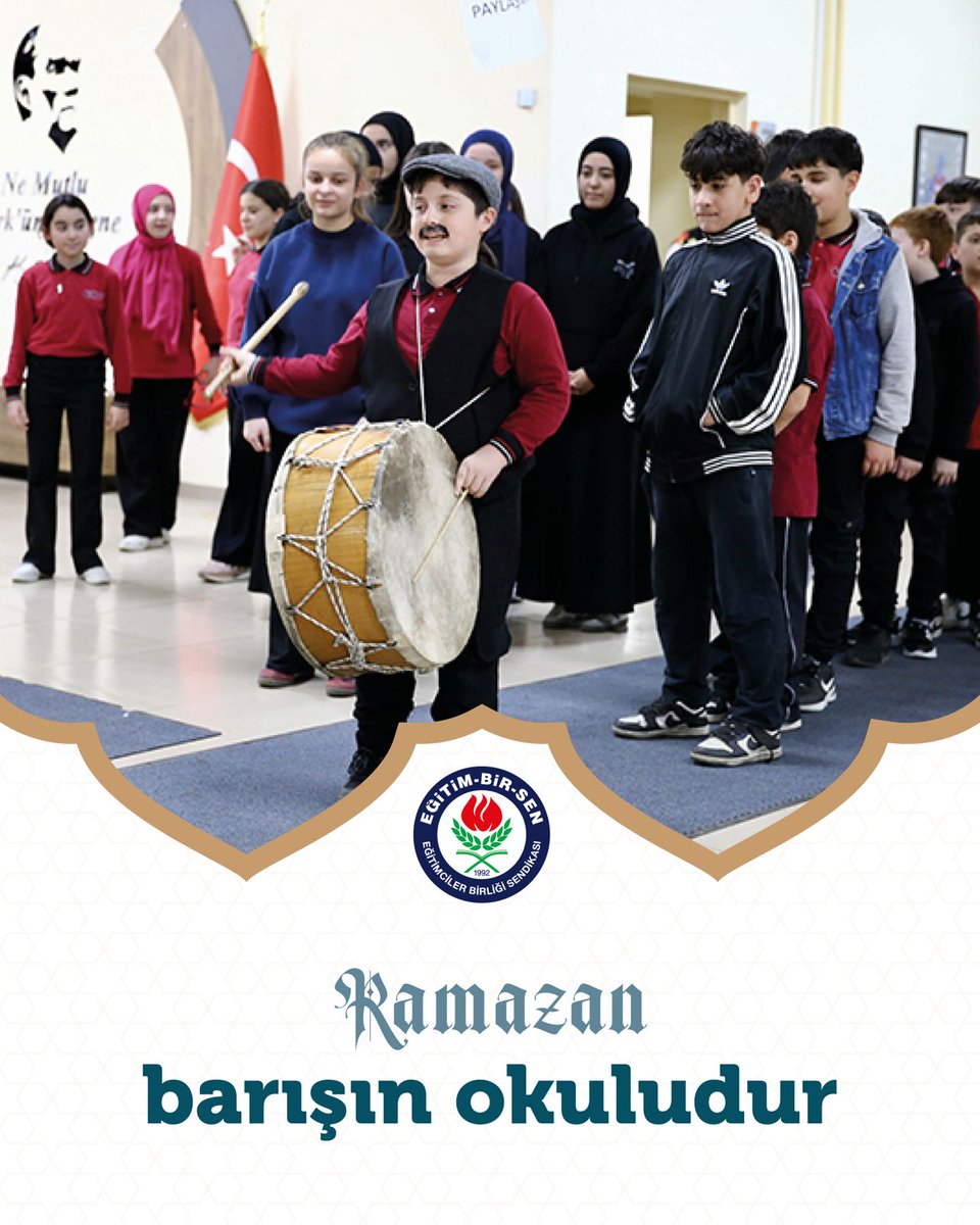 İnancımıza düşmanlık niteliğindeki tutum ve duruşları tarih affetmeyecektir.

#OkuldaRamazanaDestek