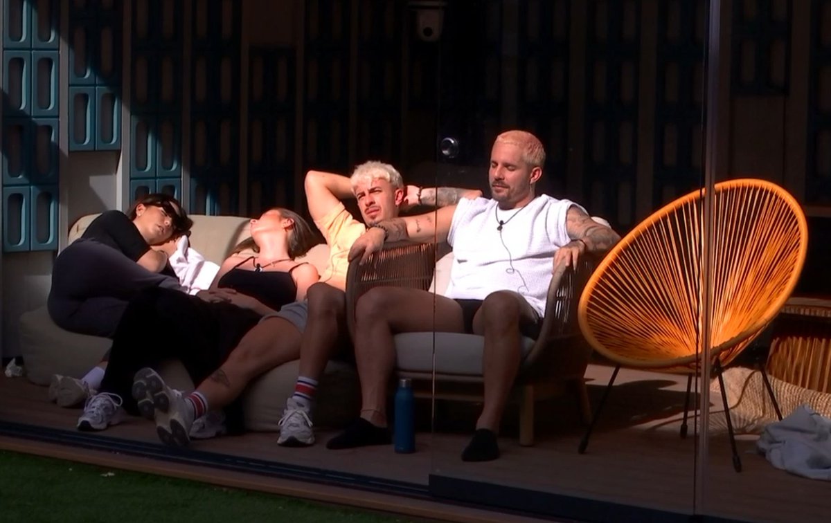 DonaZanahoria's tweet image. Otra vez nos han puesto las plantas....🪴🪴.🤣🤣
Haciendo la fotosíntesis en el jardín.🪴☀️
#ghduo23F