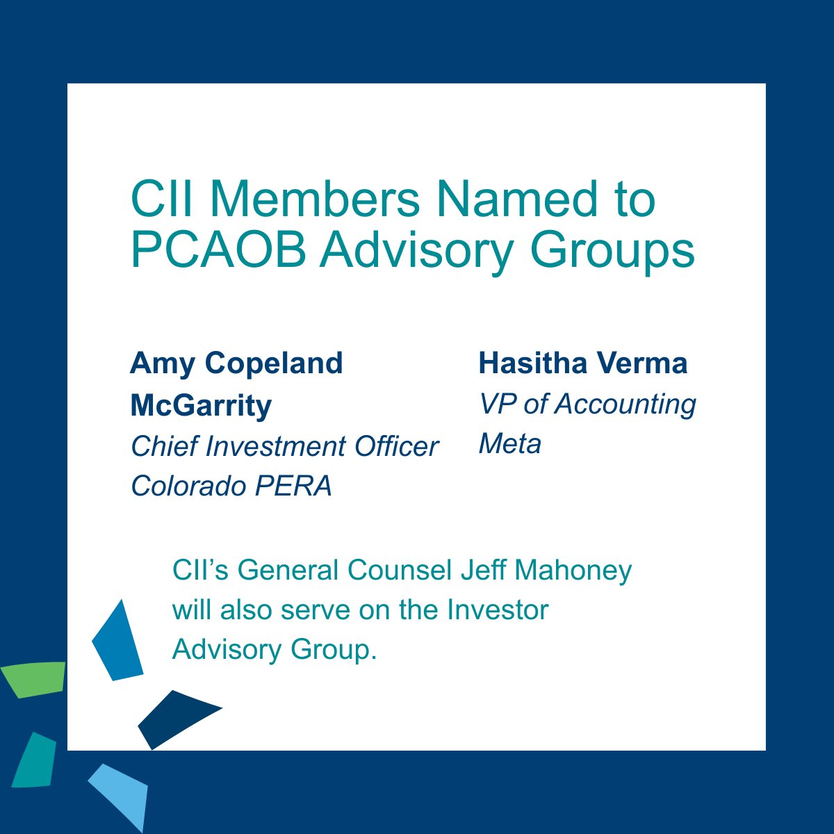 Council of Institutional Investors tweet media