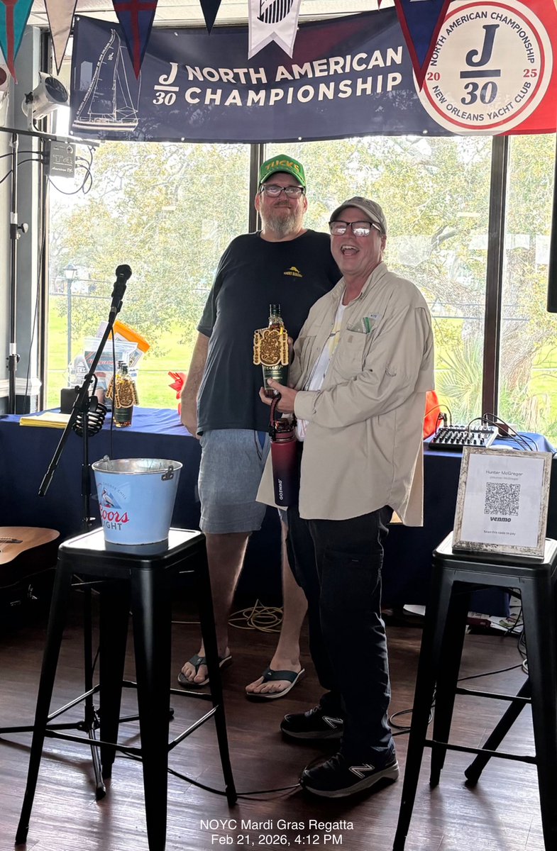 NOYC's tweet photo. Non Spinnaker 1st Place Pinocchio - Mardi Gras Regatta https://t.co/wLGCeYvKcZ https://t.co/mcvQlgDRQS