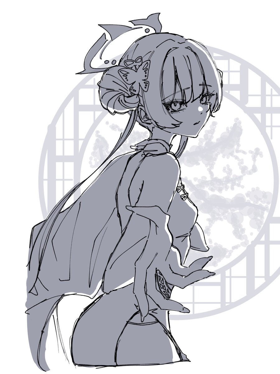 ___obj_'s tweet image. キサキちゃん、らくがき