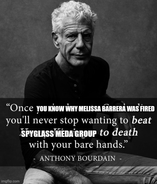 'Everything has led to this" You Zionist fucks fired and smeared Melissa Barrera because she said Palestinians should have human rights. #BoycottScream7