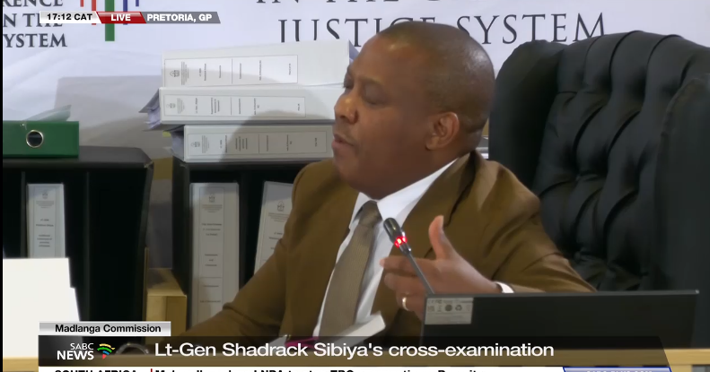 OhProdukt's tweet photo. Gen. Shadrack Sibiya is Proof that some people in Power lack Intelligence.  @MadlangaInquiry  #adhoccommitee https://t.co/YIjteRxjgg