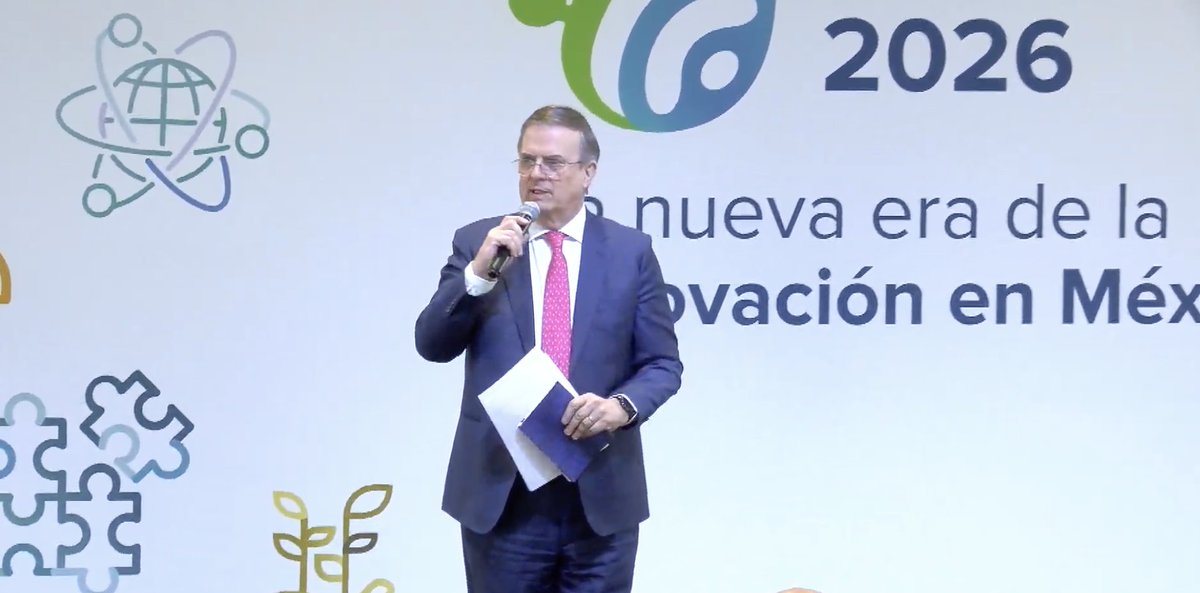 EN VIVO 🔴 El secretario <a href="/m_ebrard/">Marcelo Ebrard C.</a> encabeza el lanzamiento de la plataforma InnovaFest 2026: La nueva era de la innovación en México

📺 Sintoniza la transmisión ahora youtube.com/live/GzXkTAt8X…