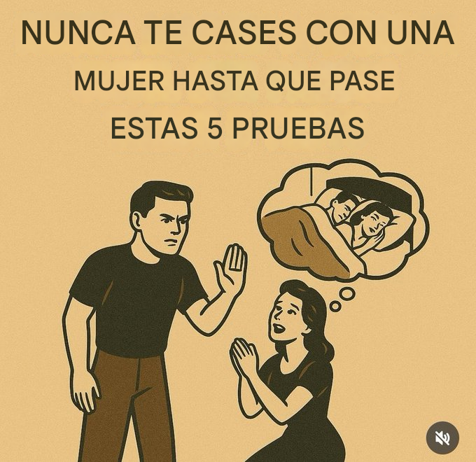 mindclimb25's tweet photo. NUNCA TE CASES CON UNA MUJER HASTA QUE PASE ESTAS 5 PRUEBAS:  

HILO DE LECTURA OBLIGADA 🧵 https://t.co/9SmnAkIXBp