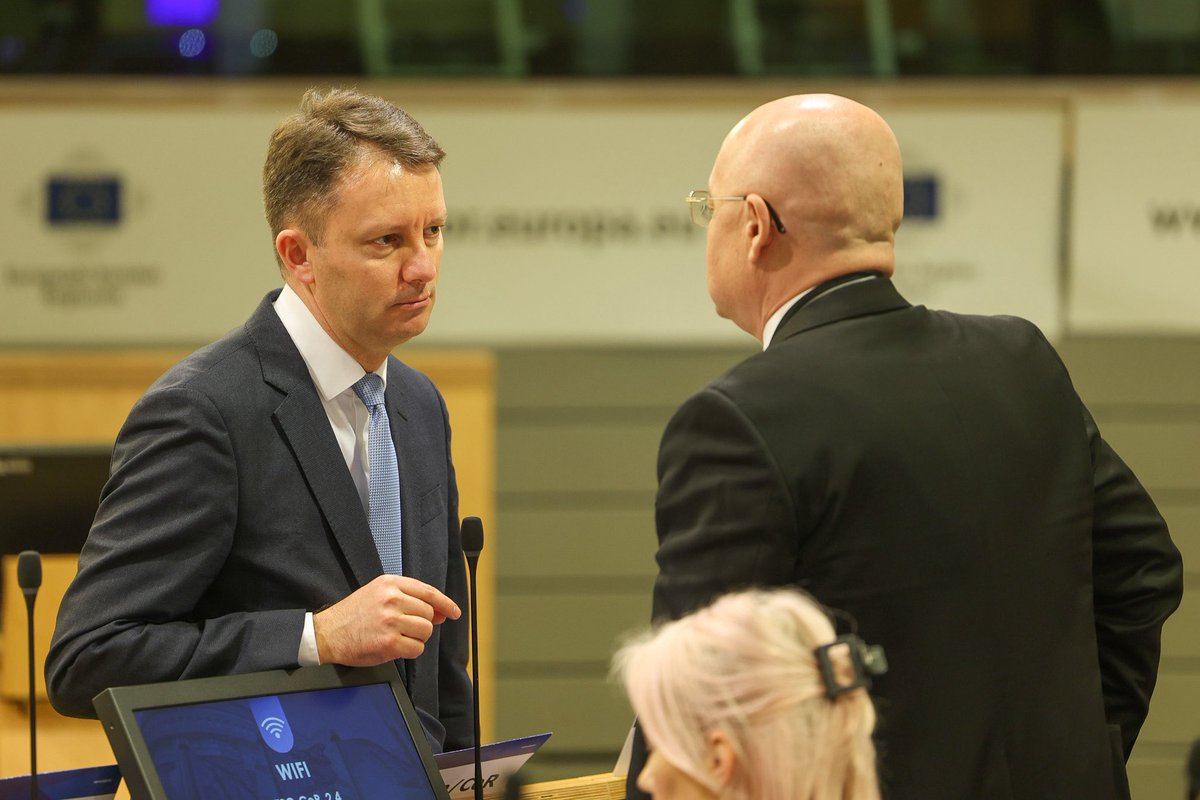 EPP's tweet image. Excited to kick off another EPP Political Assembly, this time at the @EU_CoR.

Looking forward to engaging with our members and shaping our shared priorities for 2026, from strengthening the external dimension of migration to advancing the new Multiannual Financial Framework.