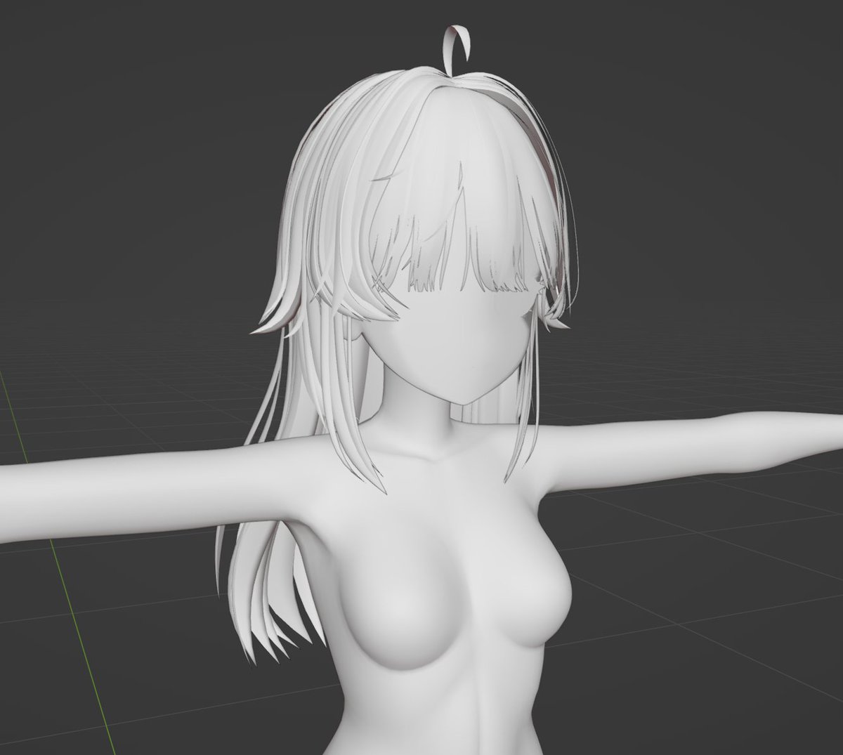 新しく作ってる髪型いい感じだから見て