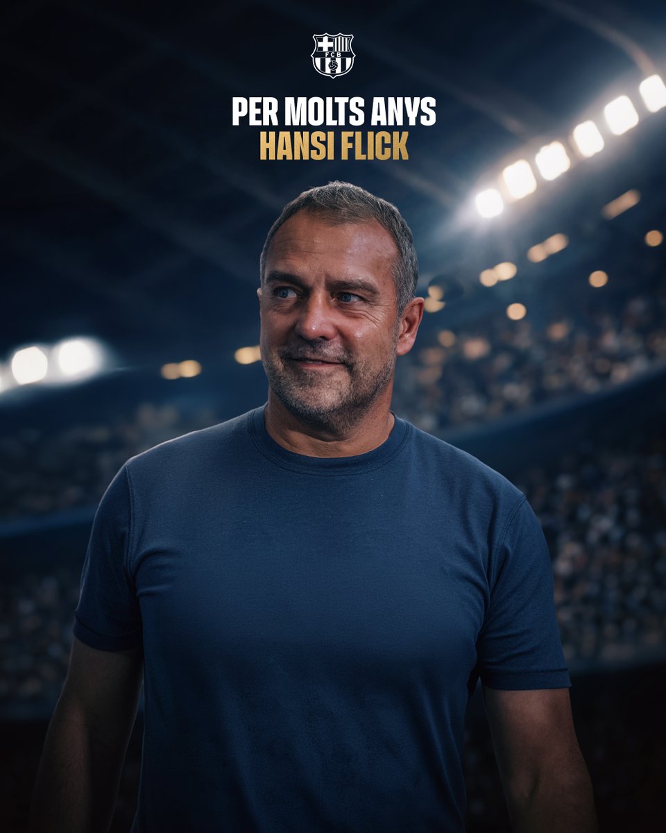 FCBarcelona_cat's tweet photo. Per molts anys, Hansi 🎉 https://t.co/bgizGIv6S0