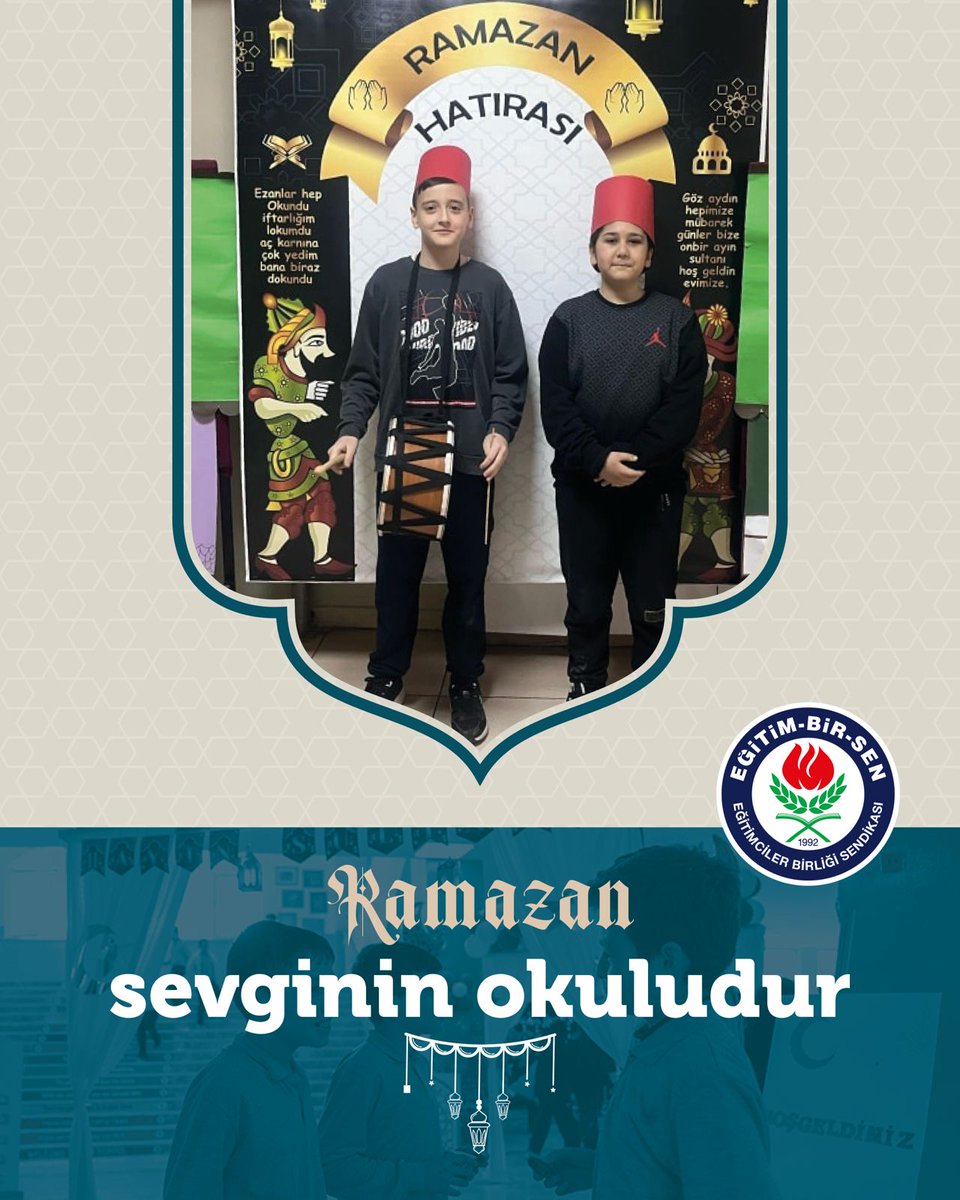Okullarda Ramazan etkinlikleri, çocuklarımızın hafızalarında en güzel Ramazan hatıraları olarak yer alacaktır.

#OkuldaRamazanaDestek