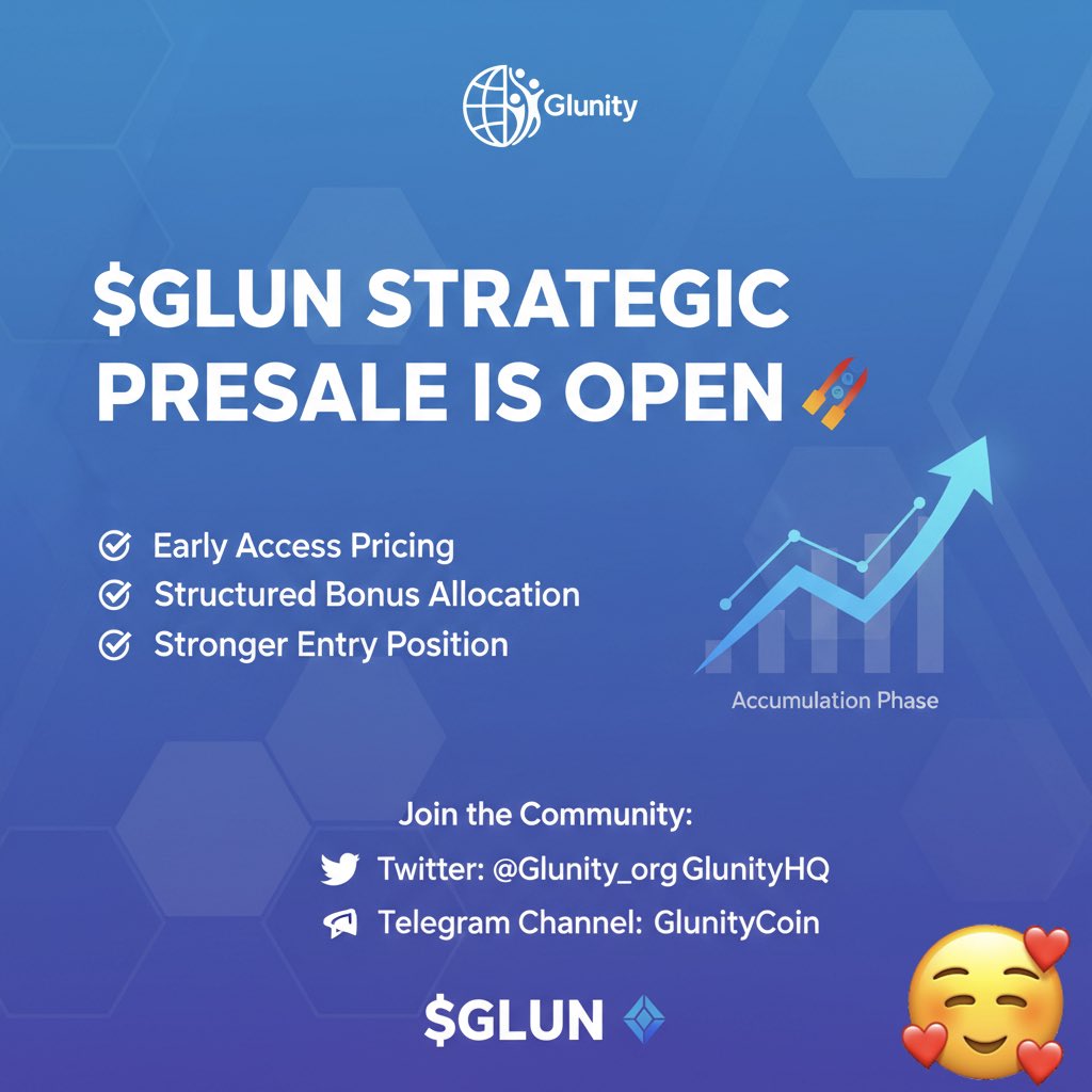 damilol96404's tweet photo. ๐ The $GLUN presale is LIVE! Are you ready to be part of a project thatโs more than just a token? ๐ฆ Twitter: @Glunity_org
This is your chance to join a crypto movement from the ground up!
#CryptoCommunity #PresaleAlert #GLUN https://t.co/FEedMkDK9S